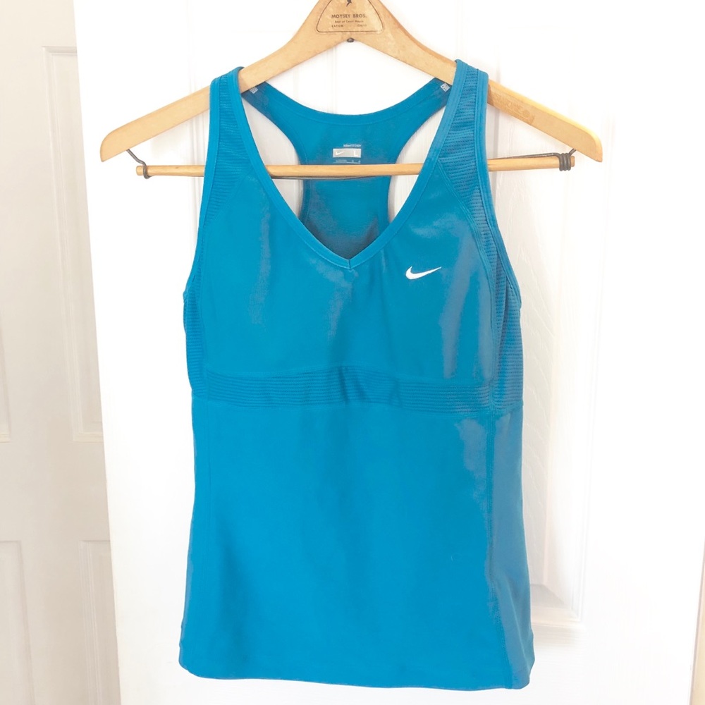 Nike FitDry Racerback Tank Top With Built In Bra
